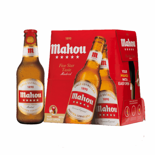 Mahou 5 estrellas six pack