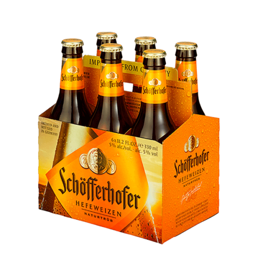 Schofferhofer Hefeweizen SIX-PACK Botella
