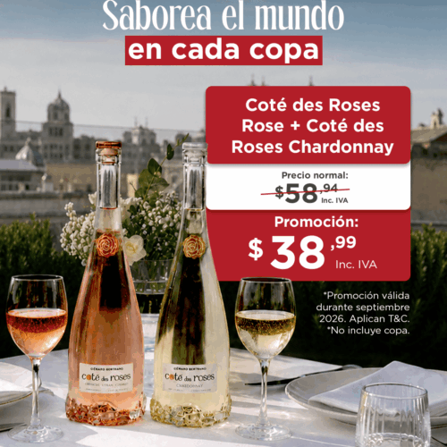 Coté des Roses Rosé + Coté des Roses Chardonnay