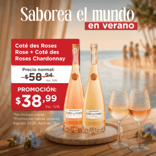 Coté des Roses Rosé + Coté des Roses Chardonnay