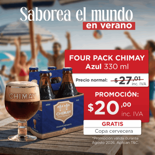 Fourpack Chimay Azul